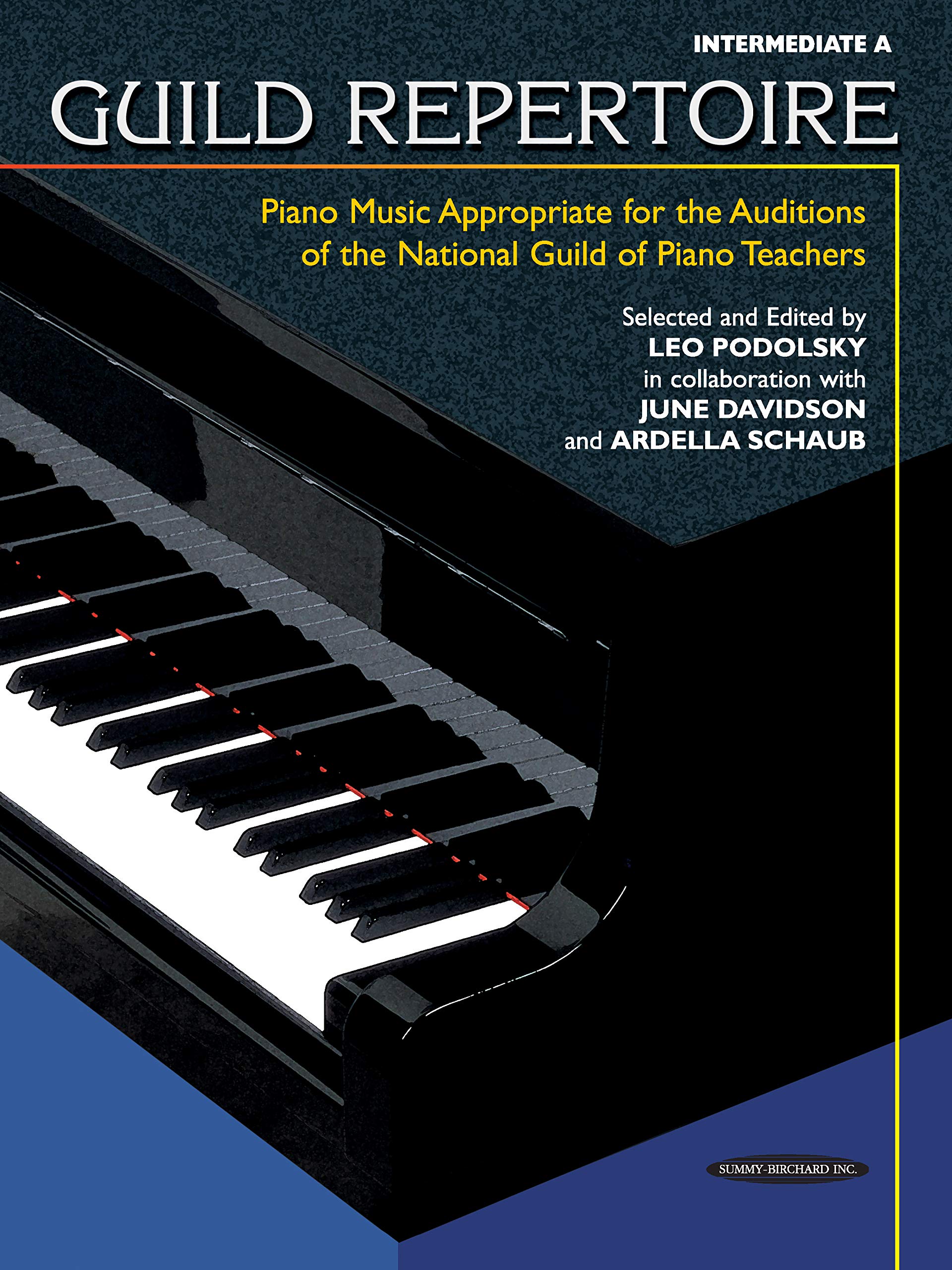 Guild Repertoire: Piano Music Appropriate for the Auditions of the National Guild of Piano Teachers, Intermediate A