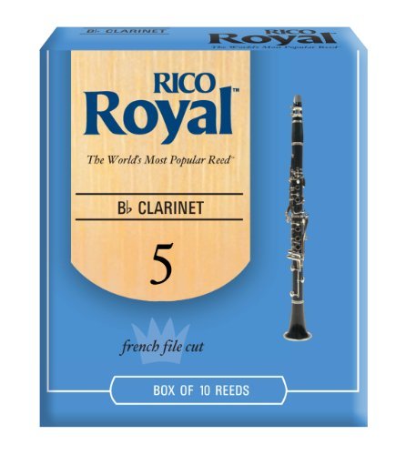 Royal by D''Addario Bb Clarinet Reeds, Strength 5, 10-pack