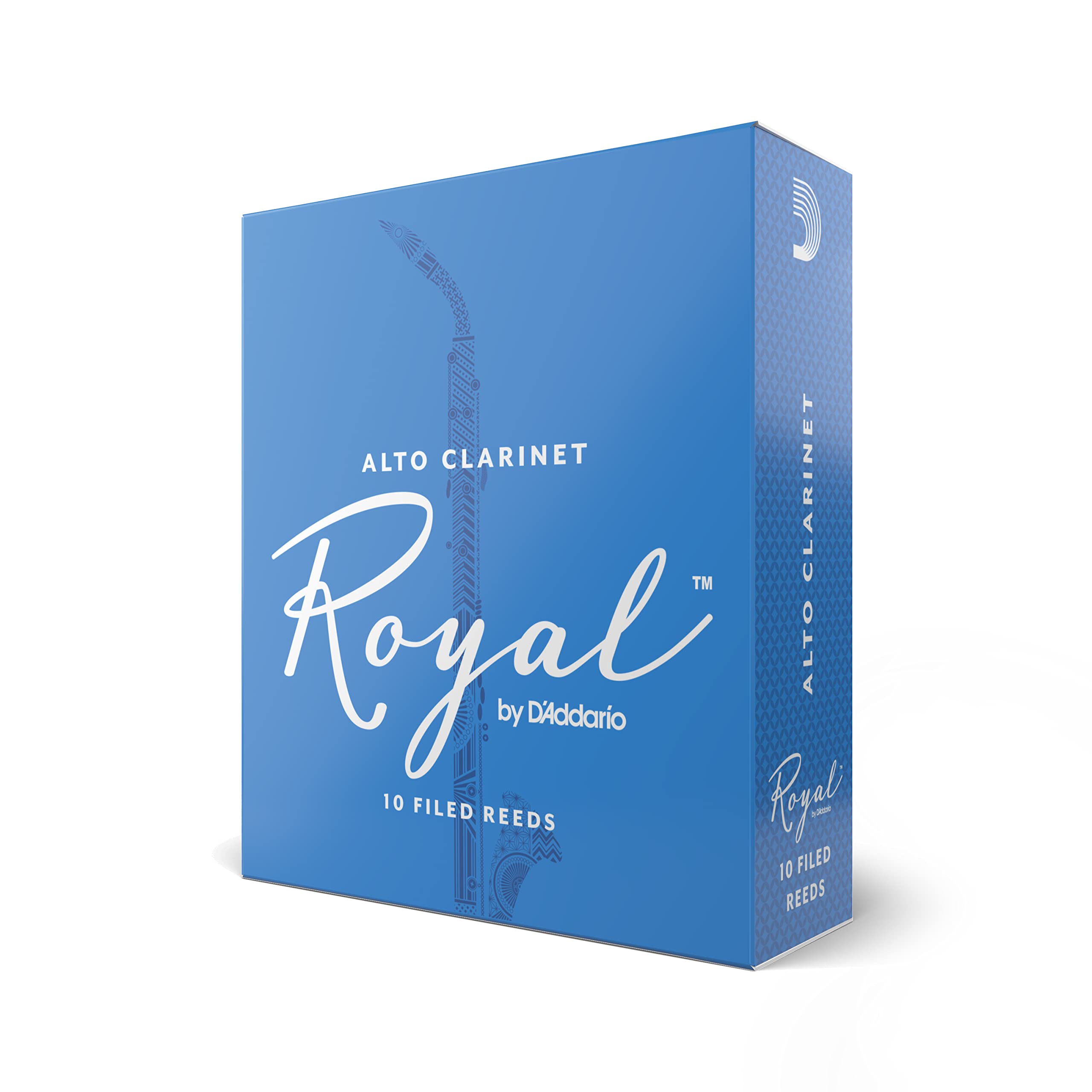 Royal by D''Addario Alto Clarinet Reeds, Strength 4, 10 Pack