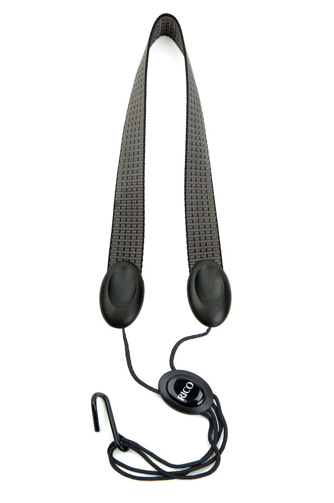D'Addario Rico Saxophone Strap, Soprano/Alto, Industrial