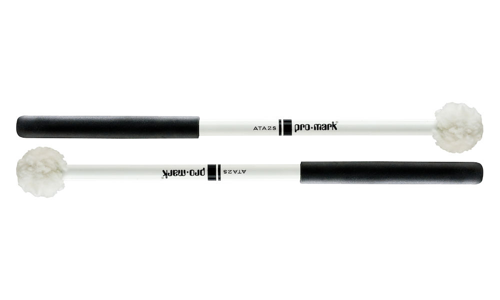 ProMark Aluminum Shaft ATA2S  Puff Cover on Felt Head Tenor Mallet