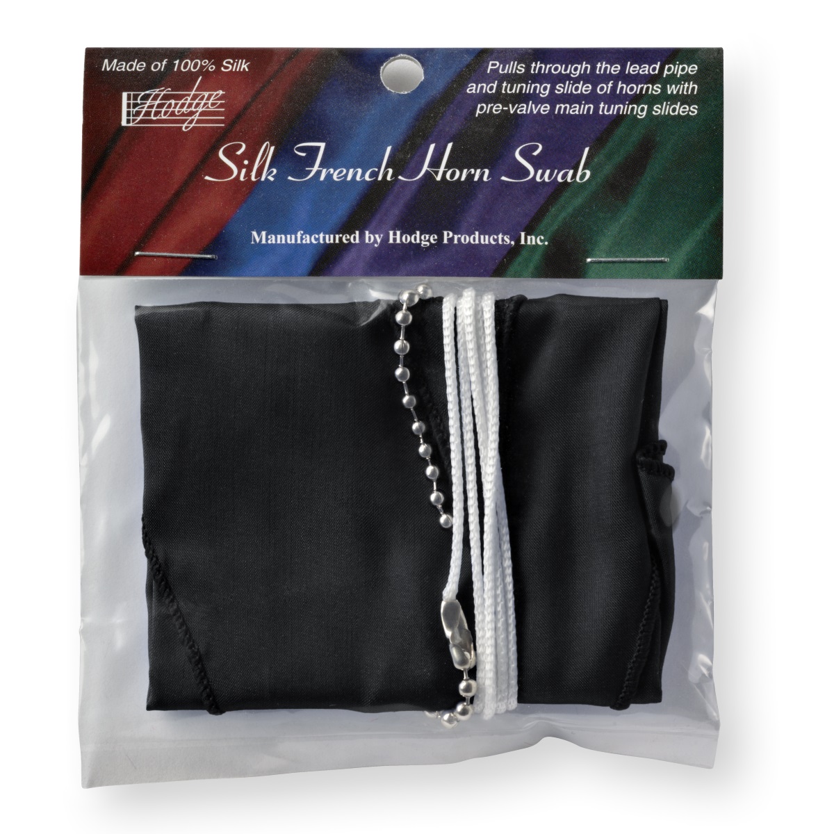Hodge Silk French Horn Swab - Black