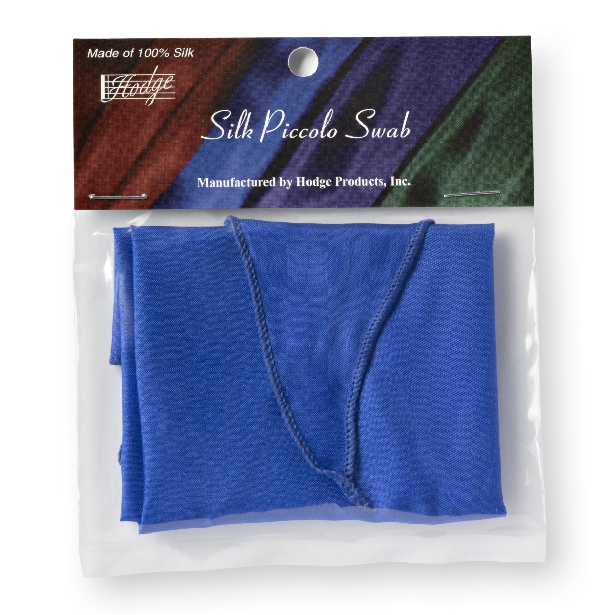 Hodge Silk Piccolo Swab - Blue