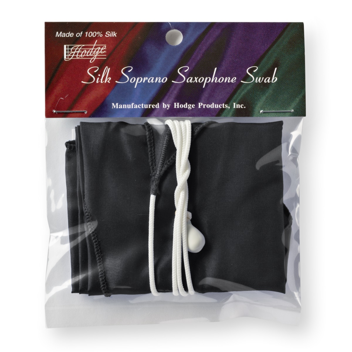 Hodge Silk Soprano Sax Swab - Black