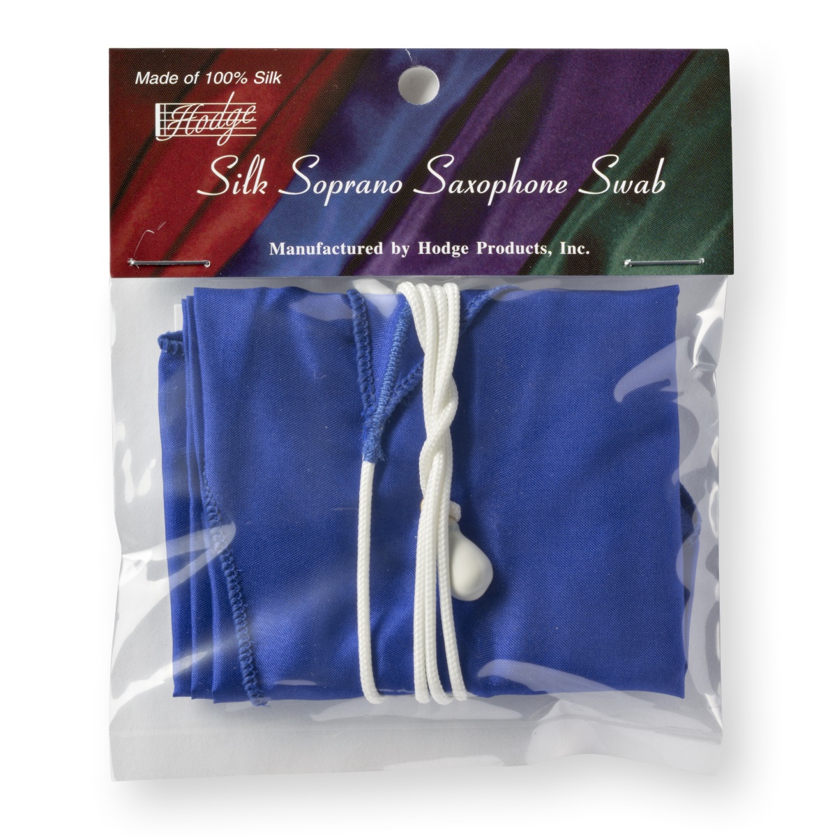 Hodge Silk Soprano Sax Swab - Blue