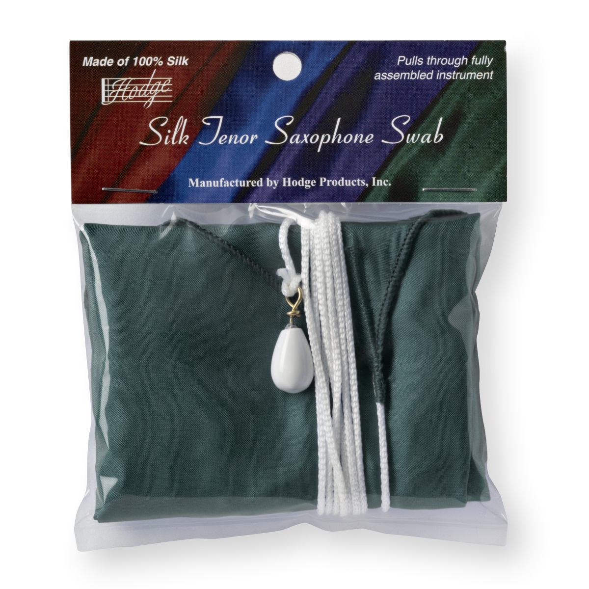 Hodge Silk Tenor Sax Swab - Green