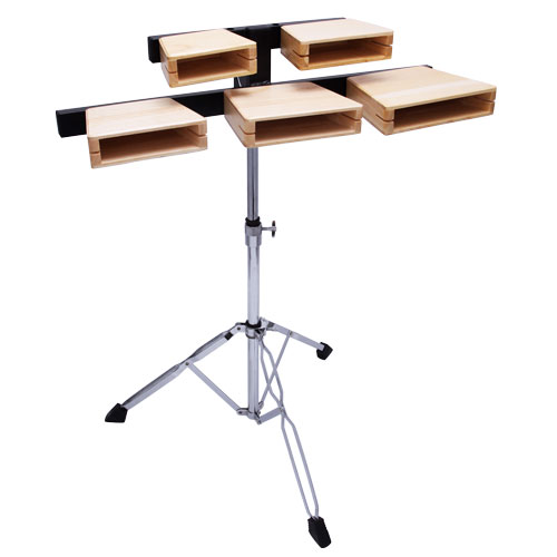 Cadence Temple Blocks (Set of 5) W/Std
