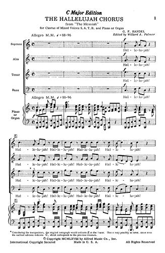 Hallelujah Chorus in C Major