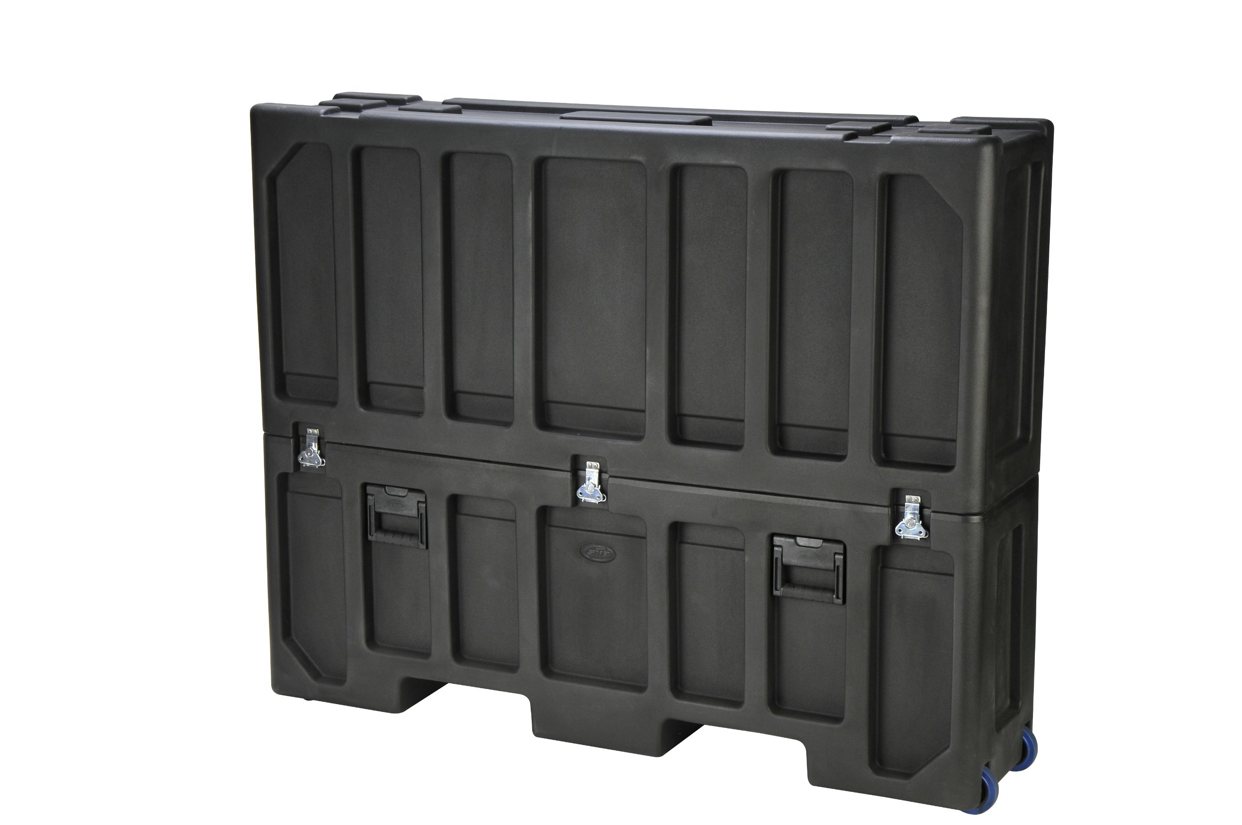 Roto-molded LCD Case fits 52" - 60" screens. Universal foam pad set