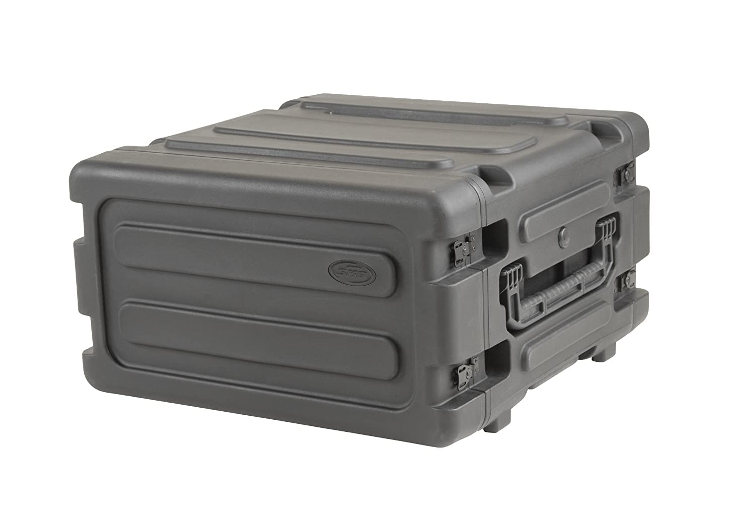 4U Shock Mount Rack, with wheels and handle