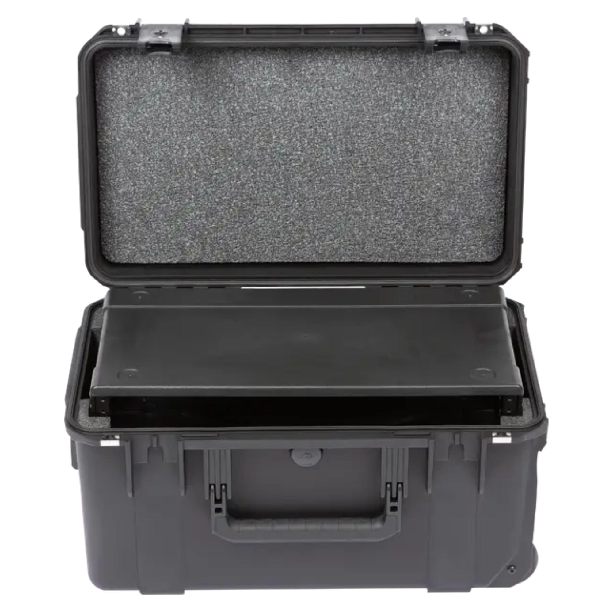 iSeries Case w/Removeable 3U Injection Molded 9" Deep Rack Cage, TSA Latches, Wheels