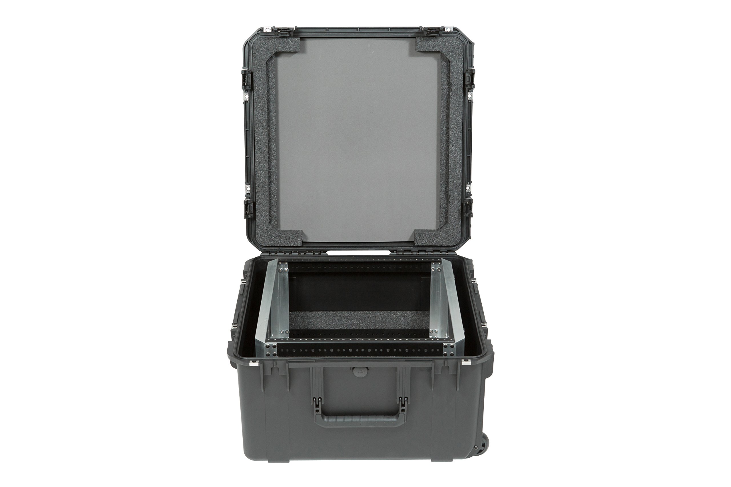 iSeries Case with Removeable 10U Aluminum 9" Deep Rack Cage, TSA Locks, Wheels
