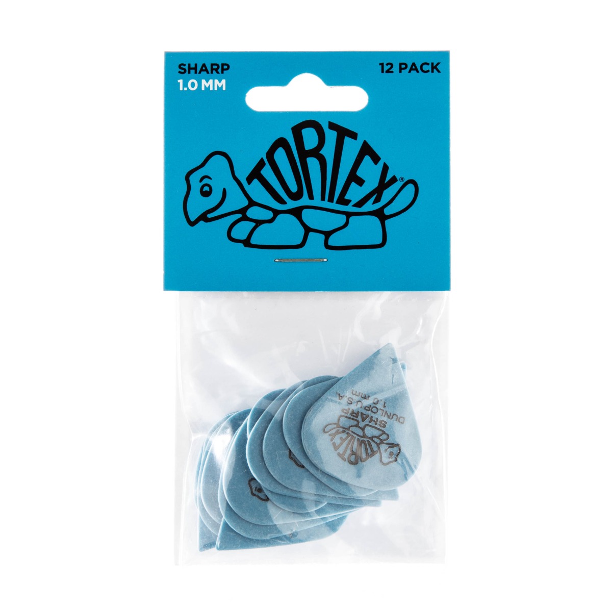 Dunlop 412P1.00 TORTEX SHARP-12/PLYPK