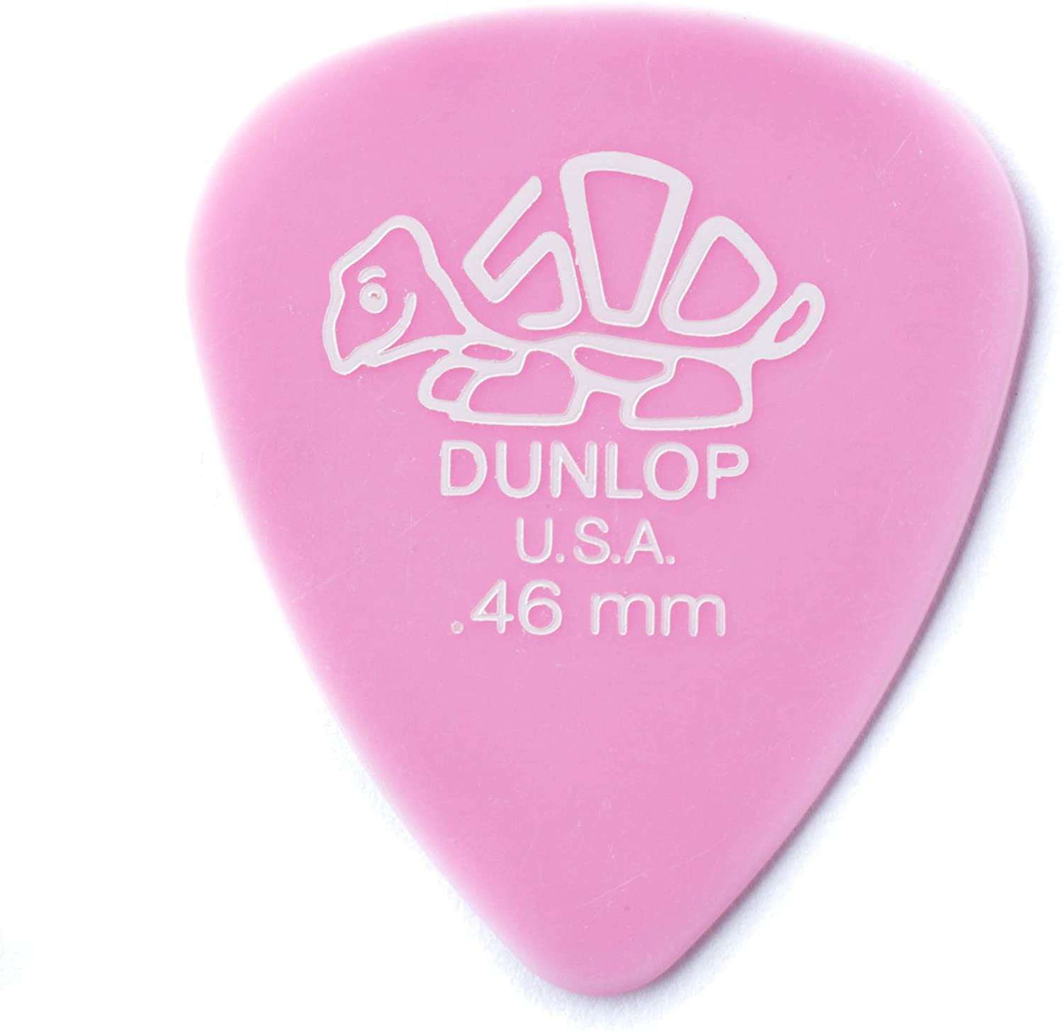 Dunlop Pick,Delrin,.46 Lite Pink,12