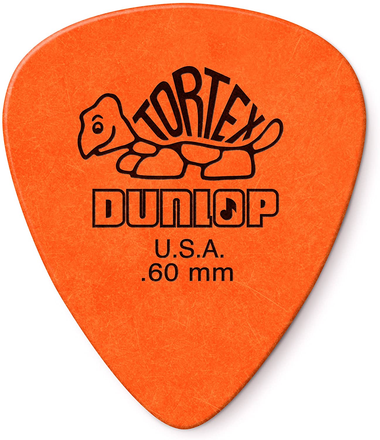 Dunlop Pick,Tortex,.60 Orange Bag of 72