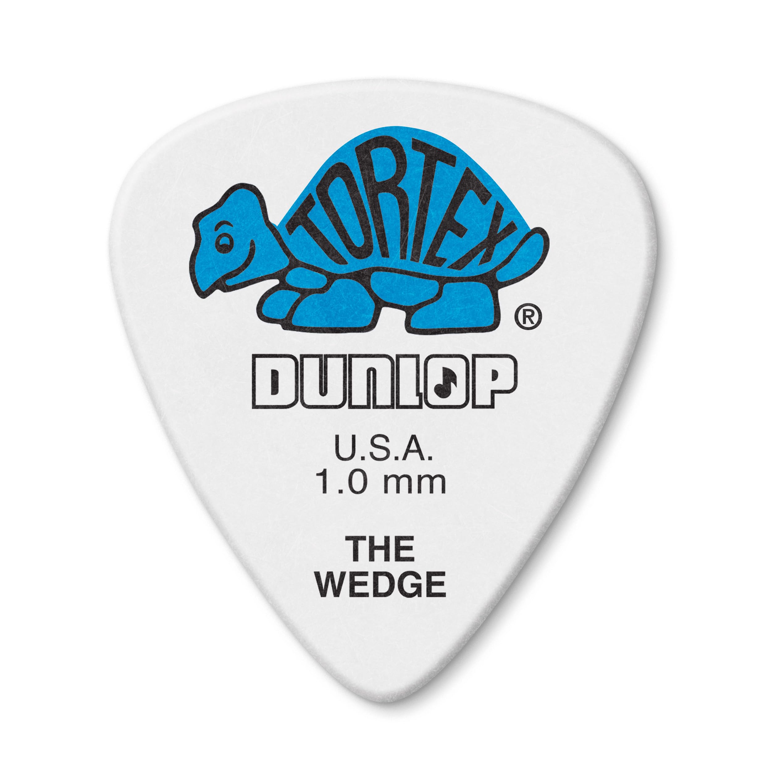 Dunlop 1.00 WEDGE RFILL WHITE/BLU PICKS