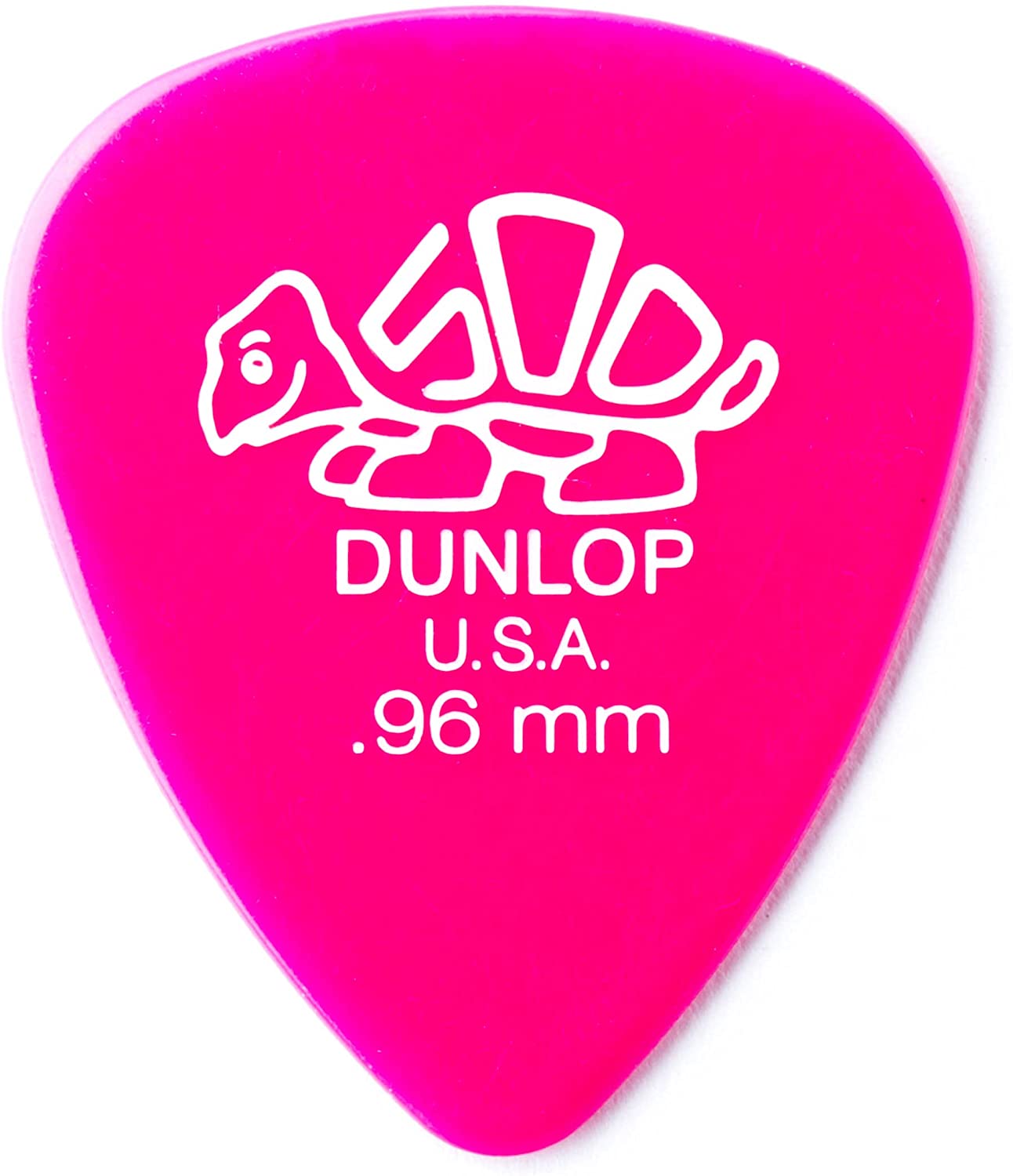 Dunlop Pick,Delrin,.96 Dark Pink,12