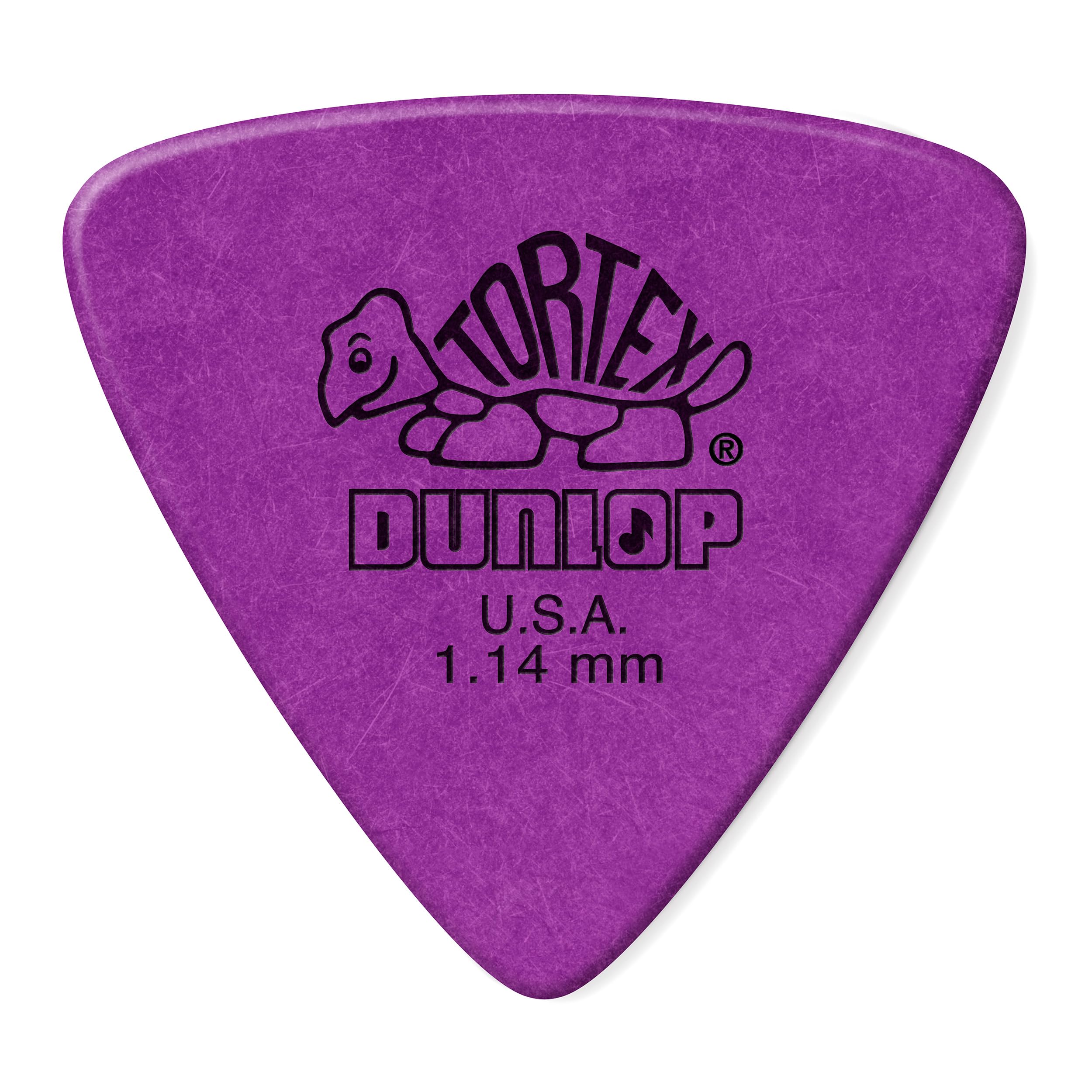Dunlop TORTEX TRIANGLE 1.14 MM, PURPLE