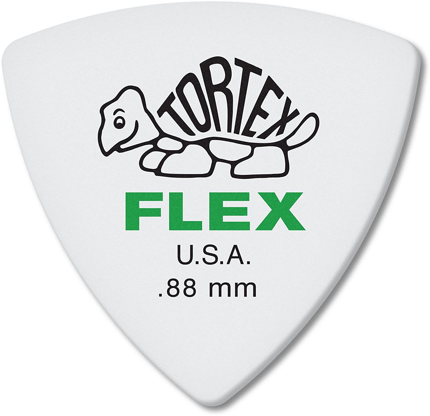 Dunlop Picks, .88 TORTEX FLEX RNDTRI NAT 6/PLYPK
