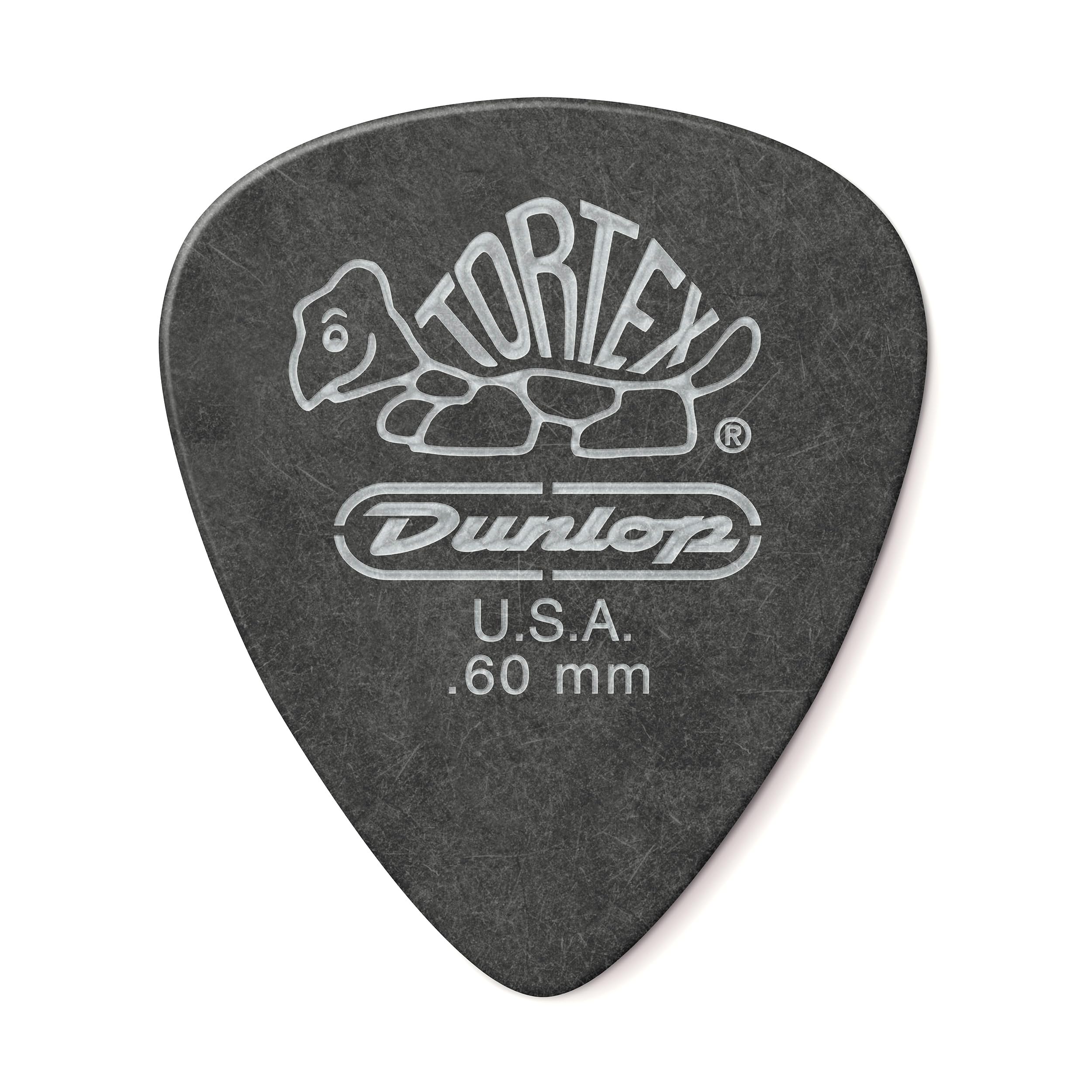 Dunlop .60 PITCH BLACK STANDARD PICKS