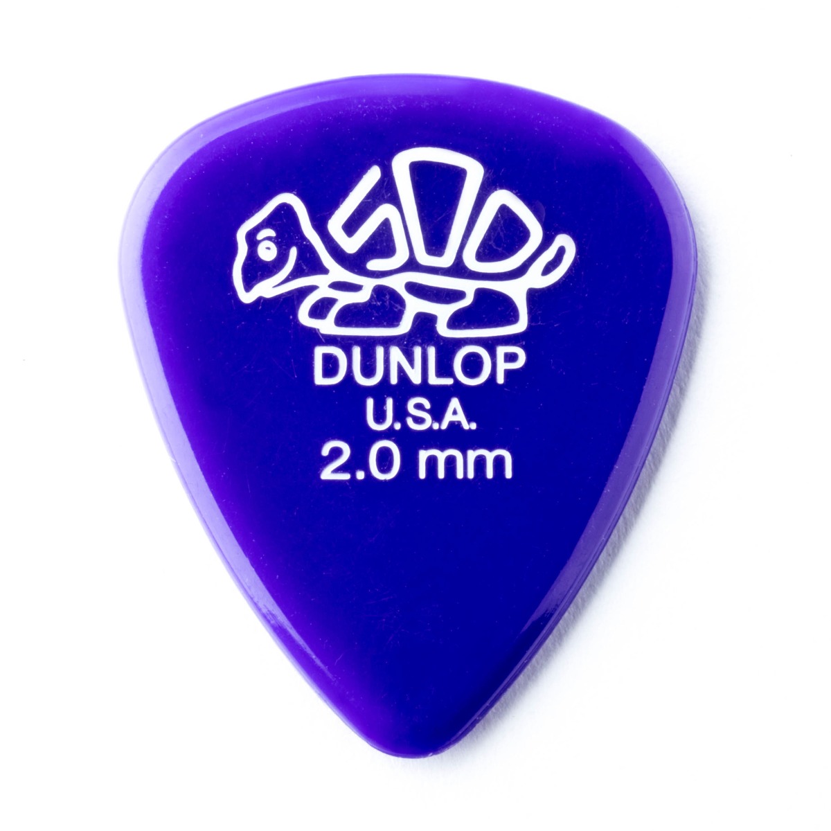 Dunlop Pick,Delrin, 2.0 Purple Bag of 12