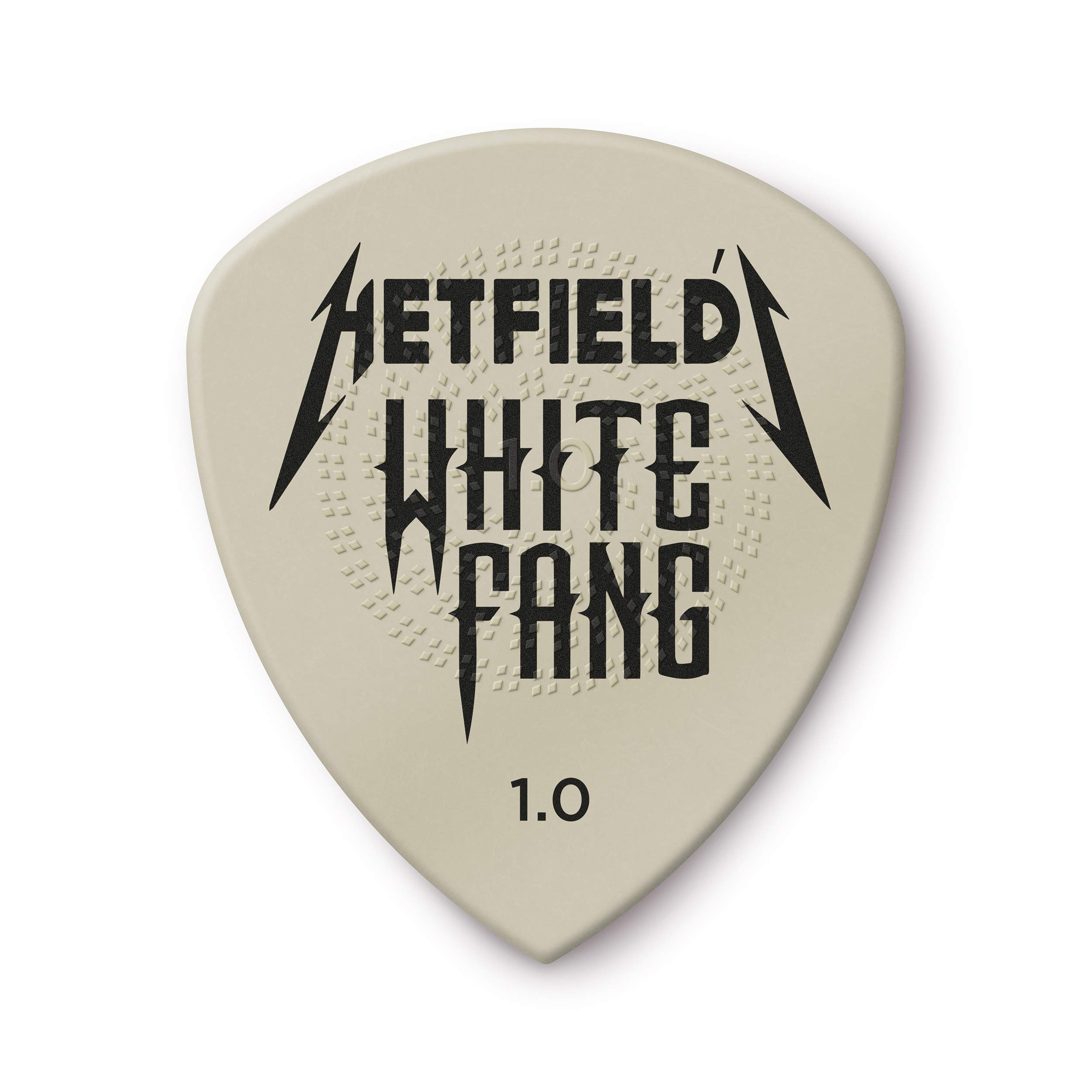 Dunlop Picks, PH122P1.0 WHITE FANG - 6/PLYPK