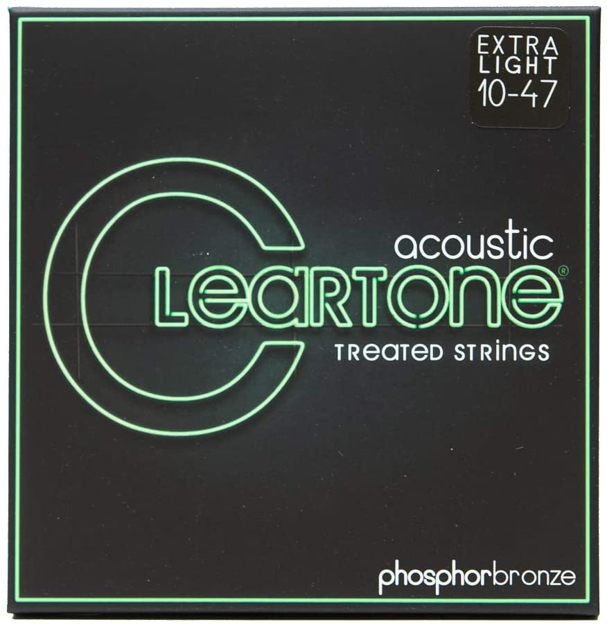 Cleartone Acoustic Phosphor Bronze Strings, Ultra-Light 10-47