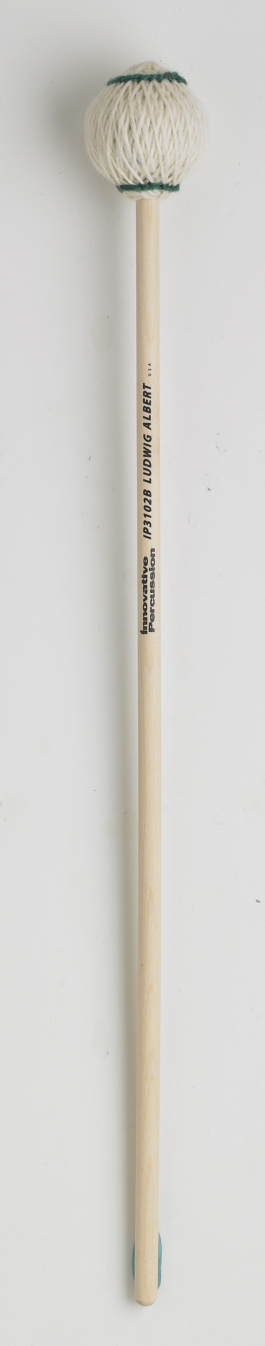 MEDIUM EXTRA SOFT MARIMBA MALLETS - OFF-WHITE YARN - BIRCH