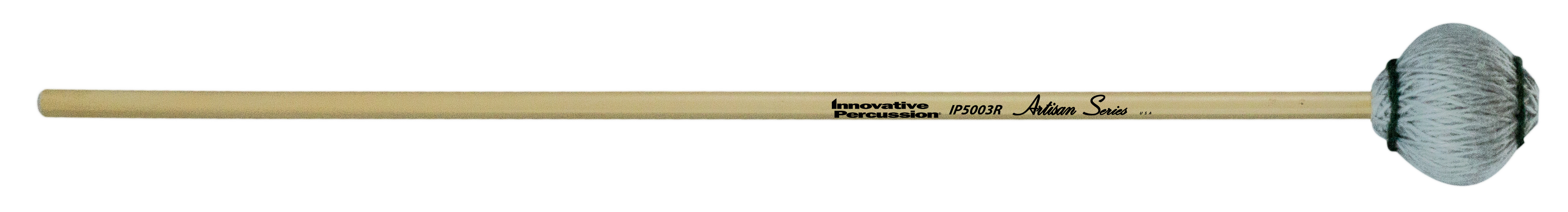 MEDIUM MARIMBA MALLETS - LIGHT GRAY YARN - RATTAN