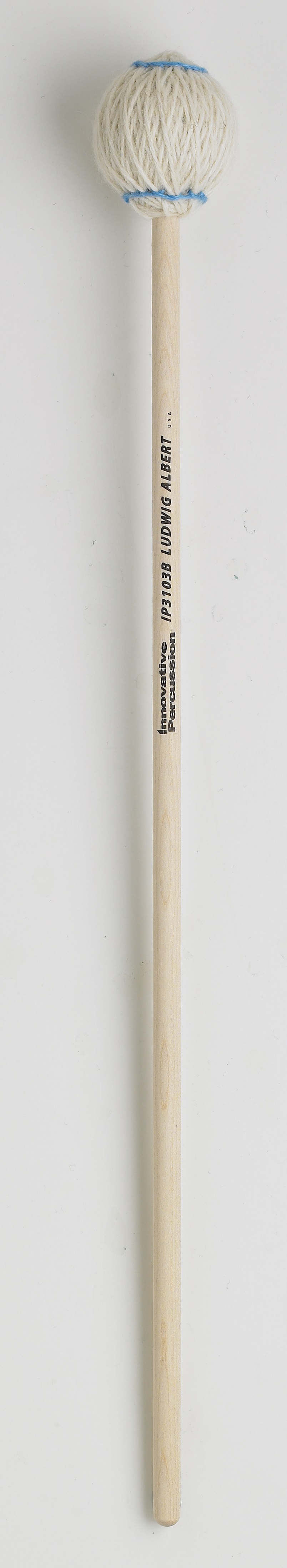 SOFT MARIMBA MALLETS - OFF-WHITE YARN - BIRCH