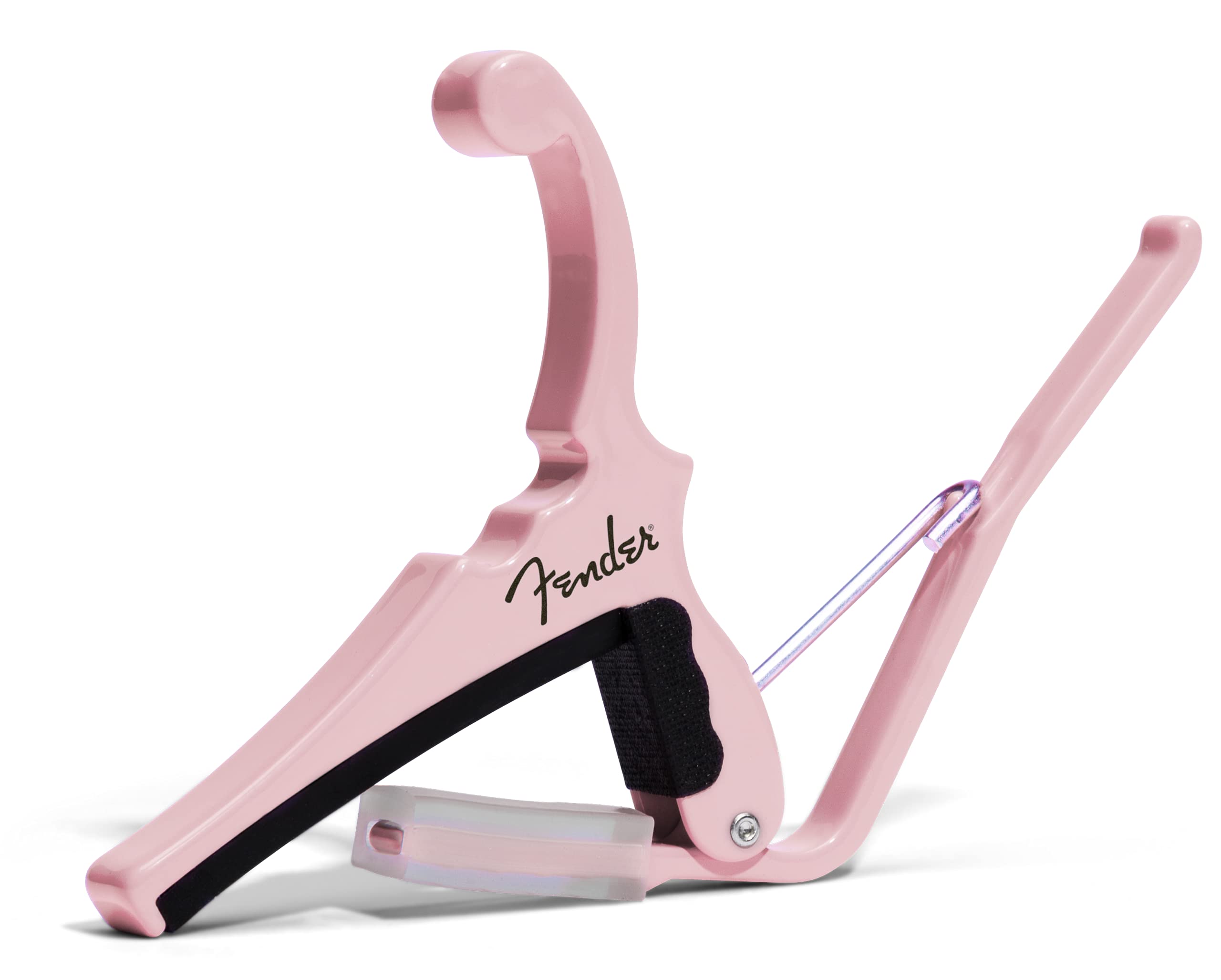 Kyser 6 String Fender Shell Pink Electric Guitar Capo