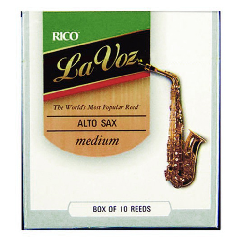 Reeds, La Voz, Alto Sax, Medium, 10ct