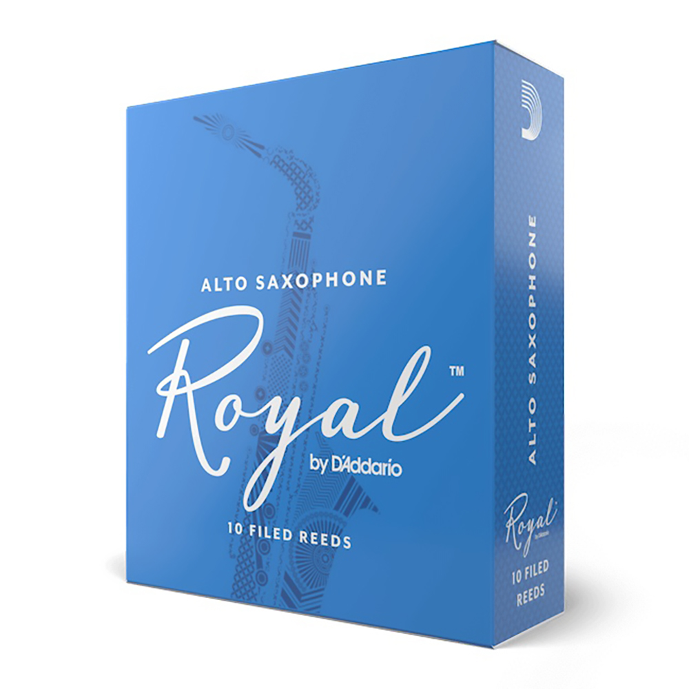 Reeds, Rico Royal, Alto Sax, Strength 2.5, 10ct