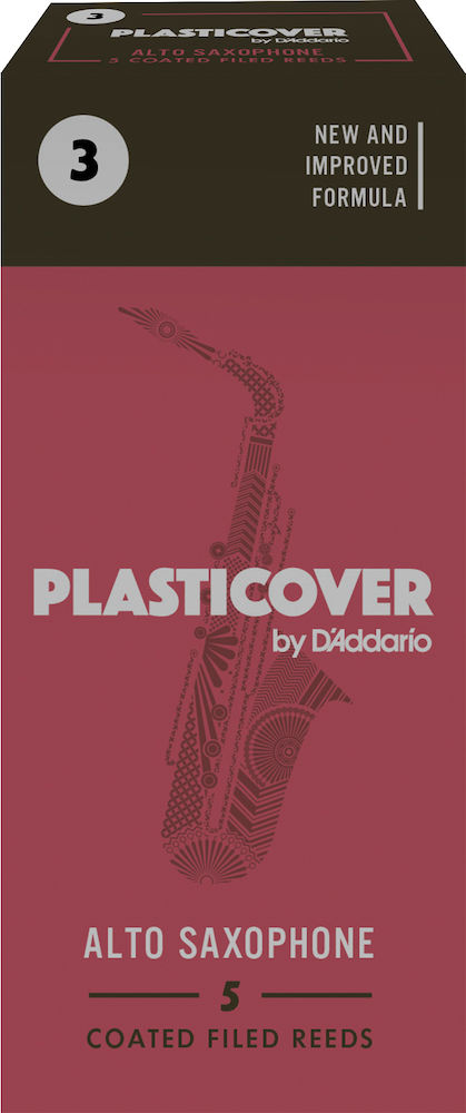Reeds, Plasticover, Alto Sax, Strength 3, 5ct