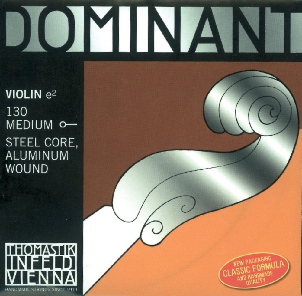 Dominant Violin D Aluminum - Tube of 12
