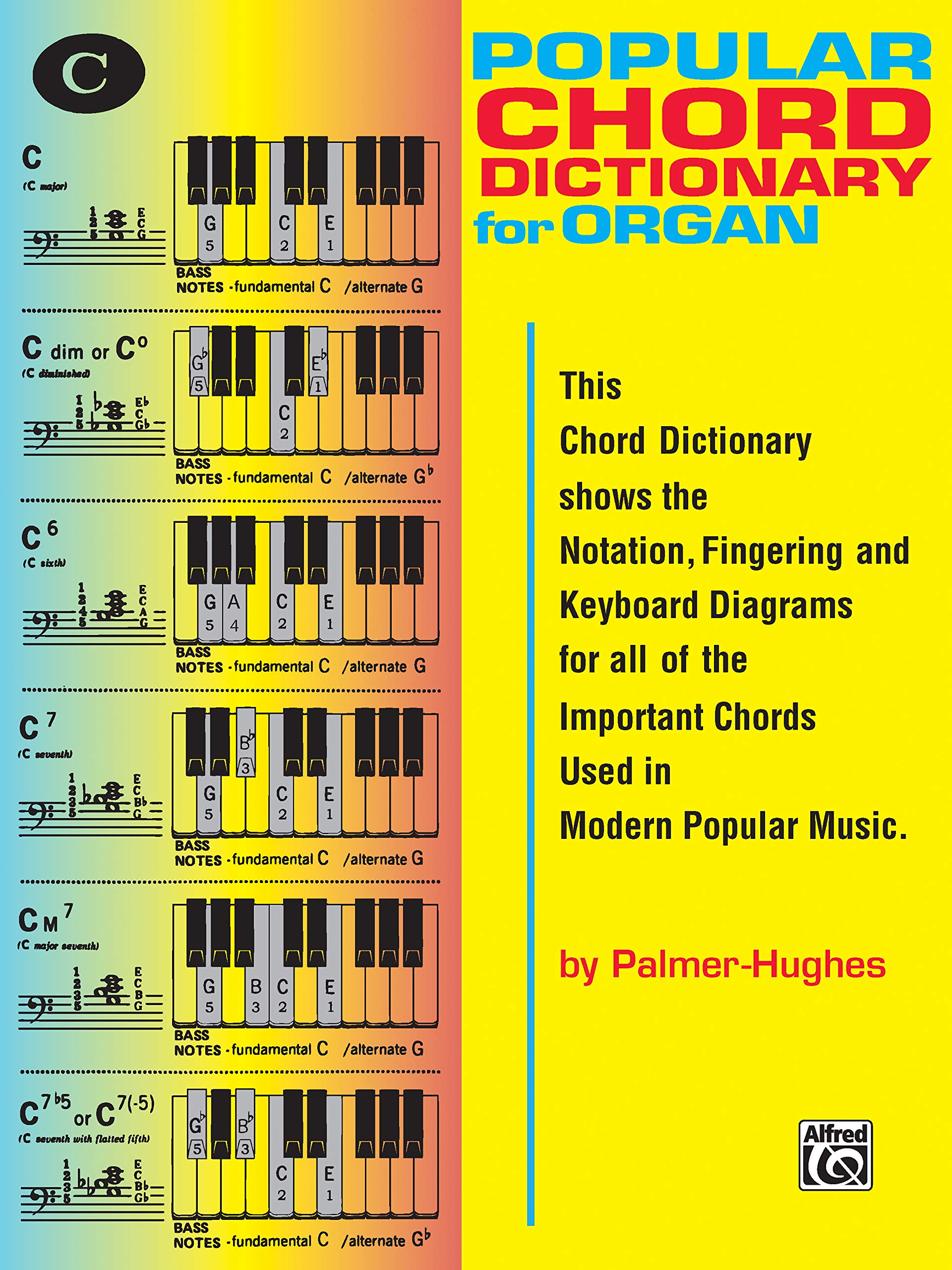 Popular Chord Dictionary for Organ