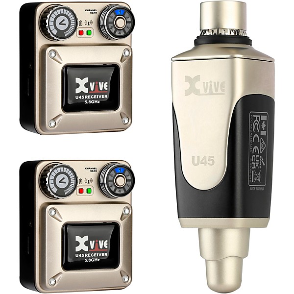 IEM wireless system--One Transmitter and two Receivers