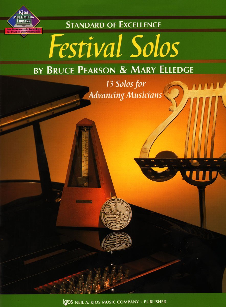 KJOS Standard of Excellence: Festival Solos Book 3 - Percussion